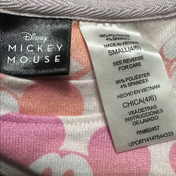Disney Multicolor Mickey Mouse Women’s  Pajama Set small - Picture 3 of 6
